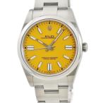 【3年保証】 ロレックス オイスターパーペチュアル 41 124300 ランダム番 黄色 2020年 自動巻き メンズ 腕時計