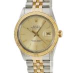 【3年保証】 ロレックス デイトジャスト 36 サンダーバード 16253 92番 K18YG×SS シャンパン トリチウム 自動巻き メンズ 腕時計
