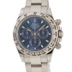 【3年保証】 ロレックス コスモグラフ デイトナ 116509 K18WG無垢 ランダム番 青 赤 自動巻き メンズ 腕時計