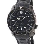 【3年保証】 セイコー プロスペックス LXライン スプリングドライブ SBDB025 5R66-0BR0 黒 GMT 両方向回転ベゼル 自動巻き メンズ 腕時計