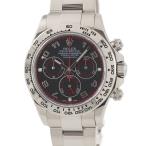 【3年保証】 ロレックス コスモグラフ デイトナ 116509 ランダム番 K18WG無垢 黒 アラビア 赤巻き 赤針 自動巻き メンズ 腕時計