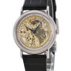 【3年保証】 クレドール シグノ メカニカル GZBD997 6899A OH済 プラチナ×K18YG無垢 コンビ スケルトン 手巻き メンズ レディース 腕時計