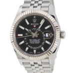 【3年保証】 ロレックス スカイドゥエラー 326934 ランダム番 K18WG×SS 黒 GMT 自動巻き メンズ 腕時計