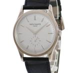 【3年保証】 パテックフィリップ カラトラバ 5196G-001 K18WG無垢 バー スモセコ ドレスウォッチ 手巻き メンズ 腕時計