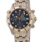 【3年保証】 オメガ シーマスター 300M クロノ ダイバー 2297.80.00 OH済 K18YG×Ti 青 波模様 ドット 自動巻き メンズ 腕時計