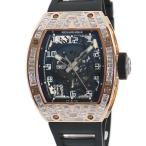 【3年保証】 リシャール・ミル オートマチック RM010 AM RG K18RG無垢 ダイヤ スケルトン アラビア トノウ 自動巻き メンズ 腕時計