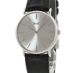 【3年保証】 ピアジェ メカニカルラウンドウォッチ 9065N K18WG無垢 バー 手巻き メンズ レディース 腕時計