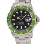 【3年保証】 ロレックス サブマリーナー デイト 16610LV Y番 黒 ライムベゼル ファット4 ビッグスイス マーク1 自動巻き メンズ 腕時計