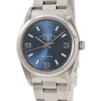 【3年保証】 ロレックス オイスターパーペチュアル エアキング 14000 A番 青 自動巻き メンズ 腕時計