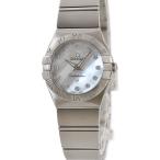 【3年保証】 オメガ コンステレーション 123.10.24.60.55.001 純正ダイヤ シェル クオーツ レディース 腕時計