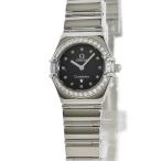 【3年保証】 オメガ コンステレーション マイチョイス ミニ 1465.51.00 純正ダイヤ 黒 クオーツ レディース 腕時計