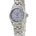 【3年保証】 オメガ シーマスター 120M 2581.64 純正ダイヤ シェル バー クオーツ レディース 腕時計