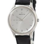 【3年保証】 ゼニス エリート ウルトラシン 03.2010.681/01.C493 バー スモセコ 薄型 自動巻き メンズ 腕時計