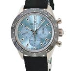 【3年保証】 ゼニス クロノマスタースポーツ ヨシダスペシャル 65.3104.3600/52.C920 未使用 K18WG無垢 水色 限定 自動巻き メンズ 腕時計