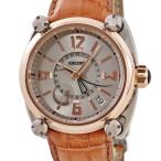 【3年保証】 セイコー ガランテ GMT SBLA032 5R66-0AA1 K18PG×Ti 円柱 シルバーグレー アラビア バー 自動巻き メンズ 腕時計