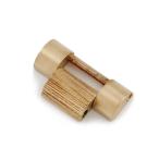 【3年保証】 ロレックス 純正 K18YG無垢 1コマ 駒 バネ棒 プレジデントブレス バーク仕上げ 17mm 3連 メンズ 腕時計