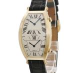 【3年保証】 カルティエ トノー デュアルタイムウォッチ LM W1502853 アイボリー ローマン 青針 GMT クオーツ メンズ レディース 腕時計
