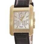 【3年保証】 ピアジェ プロトコール クロノグラフ 14600 K18YG無垢 角型 バー クオーツ メンズ 腕時計