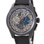 【3年保証】 ゼニス エルプリメロ ライトウェイト リミテッド 10.2260.400/69.R573 黒 スケルトン 限定 自動巻き メンズ 腕時計