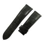 【3年保証】 ゼニス 純正 クロコ 替え ベルト ストラップ 尾錠用 23ｍｍ 黒 メンズ 腕時計