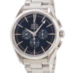 【3年保証】 オメガ シーマスター アクアテラ クロノグラフ 2512.50.00 メーカーOH済 黒 バー 自動巻き メンズ 腕時計