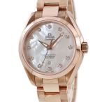 【3年保証】 オメガ シーマスターアクアテラ150M マスターCO-AXIAL 231.50.34.20.55.001 新品 K18 純正ダイヤ 自動巻き レディース 腕時計