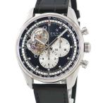 【3年保証】 ゼニス エルプリメロ クロノマスターオープン 1969 03.2042.4061/21.C496 黒 バー 小窓 自動巻き メンズ 腕時計