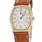 【3年保証】 オメガ デ ヴィル ジャンピングアワー 4653.31.12 K18YG無垢 トノウ アラビア バー ギヨシェ 自動巻き メンズ 腕時計