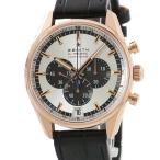 【3年保証】 ゼニス エルプリメロ ストライキング10th 18.2040.4052/21.C496 メーカーOH済 K18RG無垢 1/10秒 自動巻き メンズ 腕時計