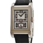 【3年保証】 ロレックス チェリーニ プリンス 5443/9 D番 K18WG無垢 角型 黒 スモセコ 手巻き メンズ 腕時計