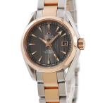 【3年保証】 オメガ シーマスターアクアテラ 231.20.30.20.06.001 K18RG×SS コンビ バー 縦縞 自動巻き レディース 腕時計