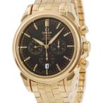 【3年保証】 オメガ デ ヴィル CO-AXIAL クロノグラフ 4141.50.00 K18YG無垢 黒 バー 自動巻き メンズ 腕時計