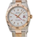 【3年保証】 ロレックス デイトジャスト36 ターノグラフ 116261 F番 K18PG×SS コンビ 白 バー 赤針 自動巻き メンズ 腕時計