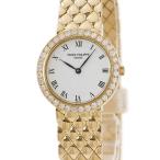 【3年保証】 パテックフィリップ カラトラバ 4820-001 K18YG無垢 純正ダイヤ 白 ローマン マトラッセブレス クオーツ レディース 腕時計