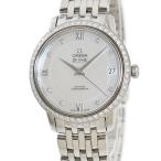 【3年保証】 オメガ デ ヴィル プレステージ CO-AXIAL 424.15.33.20.55.001 純正ダイヤ シェル 自動巻き レディース ボーイズ 腕時計