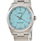 【3年保証】 ロレックス オイスターパーペチュアル 36 126000 ランダム番 ターコイズ 水色 2020年発表モデル 自動巻き メンズ 腕時計