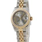 【3年保証】 ロレックス デイトジャスト 26 179173 F番 K18YG×SS コンビ グレーサンビーム ローマン 希少 自動巻き レディース 腕時計