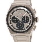 【3年保証】 ゼニス デファイ エルプリメロ21 95.9005.9004/01.M9000 OH済 黒目 バー パワーリザーブ 自動巻き メンズ 腕時計