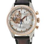 【3年保証】 ゼニス エルプリメロ クロノマスター パワーリザーブ 51.2080.4021/01.C494 K18RG×SS バー 小窓 自動巻き メンズ 腕時計