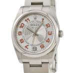 【3年保証】 ロレックス オイスターパーペチュアル エアキング 114200 M番 コンセントリック オレンジ 自動巻き メンズ レディース 腕時計