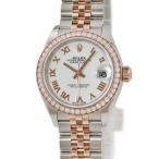【3年保証】 ロレックス デイトジャスト28 279381RBR ランダム番 K18RG×SS コンビ 純正ダイヤ 白 ローマン 自動巻き レディース 腕時計