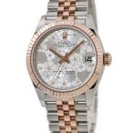 【3年保証】 ロレックス デイトジャスト31 フローラル 278271 新品 ランダム K18RG×SS 純正ダイヤ 自動巻き レディース ボーイズ 腕時計