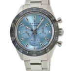 【3年保証】 ゼニス クロノマスタースポーツ ヨシダスペシャル 03.3105.3600/52.M3100 未使用 水色 限定 自動巻き メンズ 腕時計