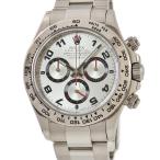 【3年保証】 ロレックス コスモグラフ デイトナ 116509 M番 K18WG無垢 アラビア 赤針 自動巻き メンズ 腕時計