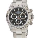【3年保証】 ロレックス コスモグラフ デイトナ 116520 ランダム番 黒 梨地バックル 自動巻き メンズ 腕時計