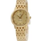 【3年保証】 オメガ デ ヴィル 424.50.27.60.08.001 未使用 シャンパン ローマン バー クオーツ レディース 腕時計