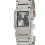 【3年保証】 パテックフィリップ TWENTY−4 トゥエンティフォー ミディアム 4910/10A-010 純正ダイヤ 角型 クオーツ レディース 腕時計