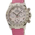 【3年保証】 ロレックス コスモグラフ デイトナ 116519NA K番 K18WG無垢 ピンクシェル アラビア 自動巻き メンズ 腕時計