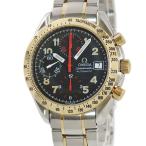 【3年保証】 オメガ スピードマスター デイト マーク40 3313.53.00 K18YG×SS 黒 ギヨシェ 40周年記念 希少 自動巻き メンズ 腕時計