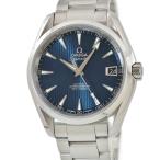 【3年保証】 オメガ シーマスター アクアテラ 150M CO-AXIAL 231.10.39.21.03.001 青 縦縞 バー 自動巻き メンズ 腕時計